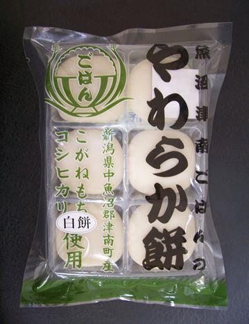 白米软年糕6枚装 （特别栽培米使用）